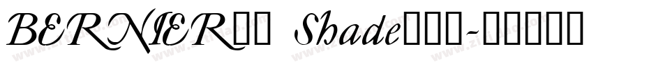 BERNIER__ Shade生成器字体转换